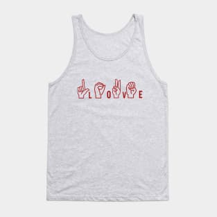 L.O.V.E.-Sign Language Tank Top